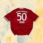 T-Shirt Bayern Monaco "Bubi 50" Football Vintage Y2K 90s 2000s American Style (XXL)