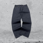 Raw Denim Jeans Evisu Embroidered Baggy Fit (M)
