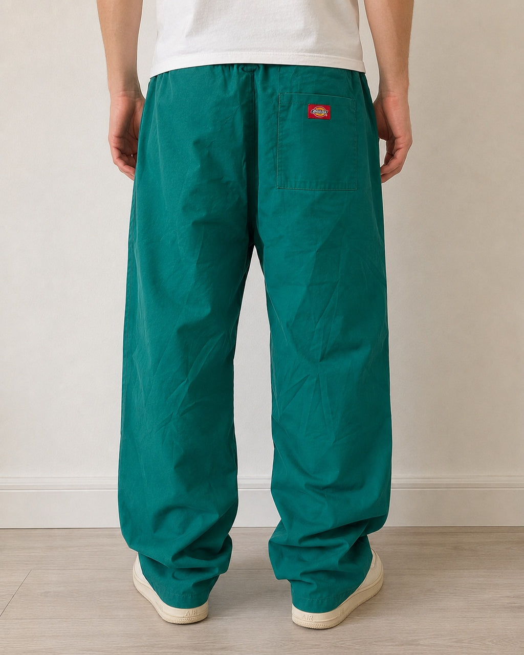 Cotton Pants Dickies Green (M) Straight Fit Vintage Y2K