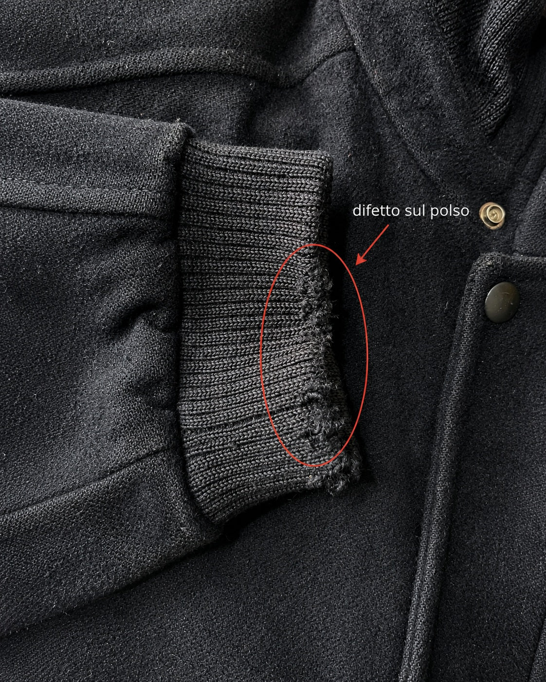 Giubbino Lacoste Nero con Zip (XL)