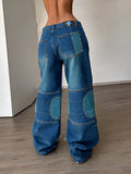 Denim Jeans Baggy Fit Samba Y2K (XS)