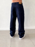 Jeans uomo Burberry London taglia 34 blu navy baggy loose fit (L)