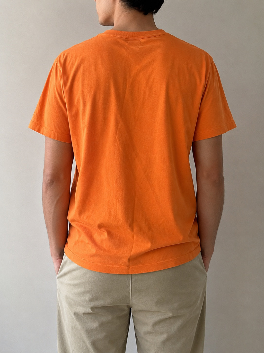 T-Shirt Ralph Lauren Arancione Simple Logo Embrodiered (L)