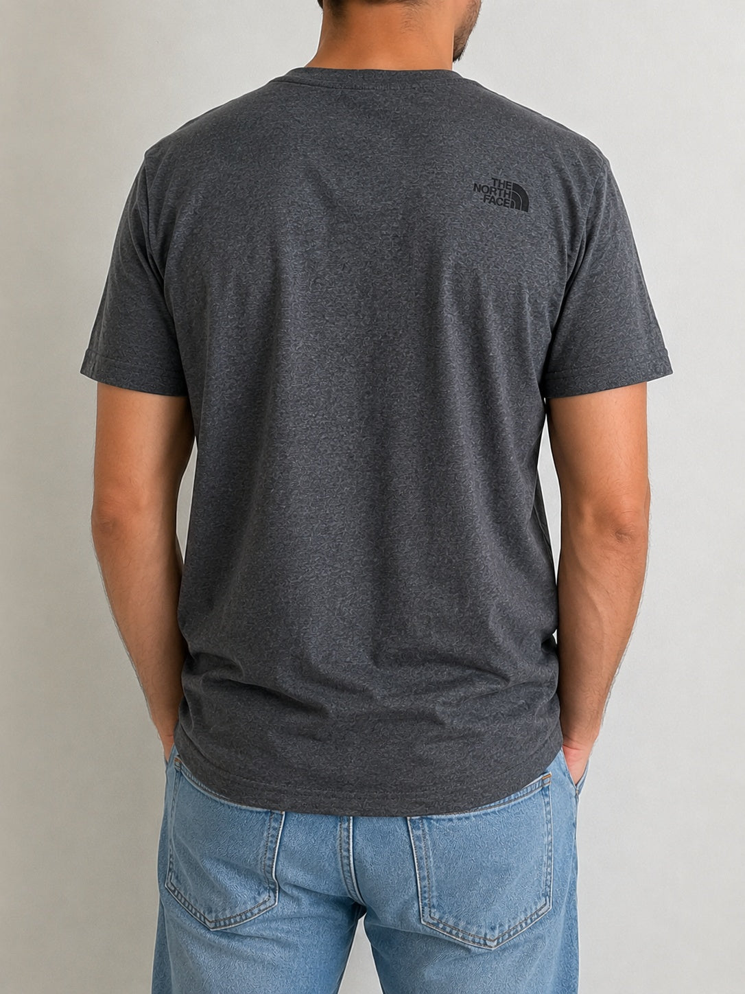 T-Shirt The North Face Simple Grey Printed Logo (M)