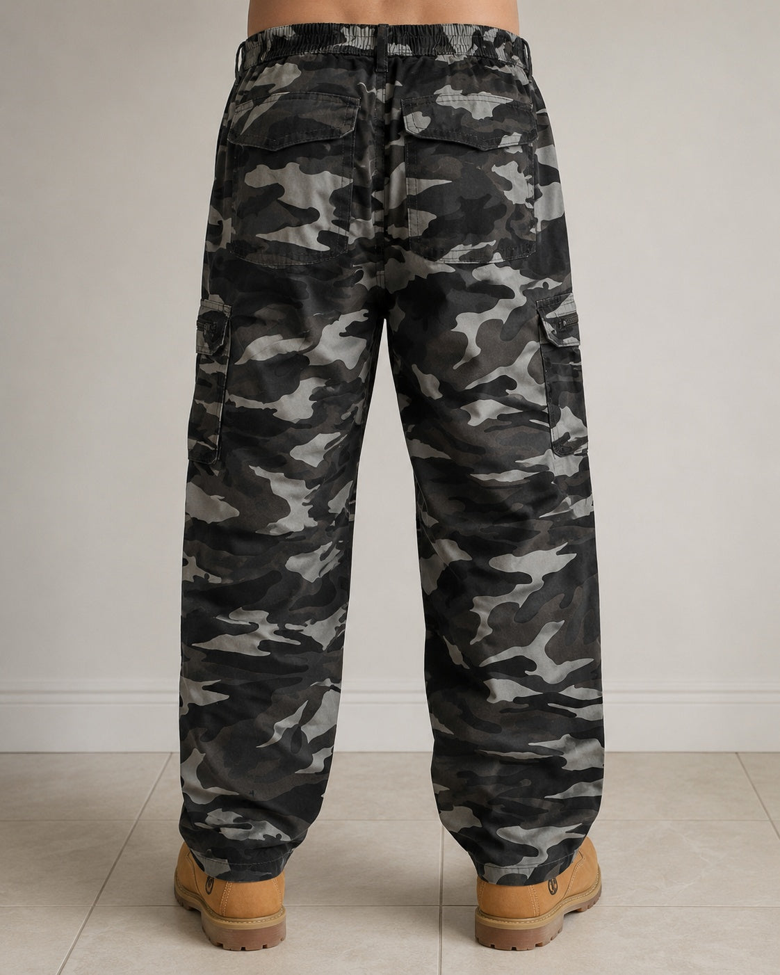 Baggy Pants cargo camouflage baggy Fit vintage Y2K  - Pantalone Militare Oversize "Dark"