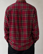 Camicia Chaps Ralph Lauren vintage tartan rossa oversize (L)