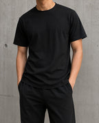 T-shirt nera uomo streetwear con stampa retro Obsesión o Nada