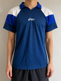 T-Shirt Asics Oversize Blu Marino anni 2000 (L)