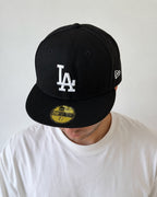 Cappello New Era 59FIFTY LA nero taglia 7 5/8