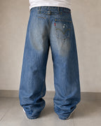 Jeans Levi’s Engineered uomo baggy wide leg denim Y2K vintage (L)