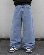 Denim Jeans Baggy Fit Light Blue Balloon (S) Vintage Y2K