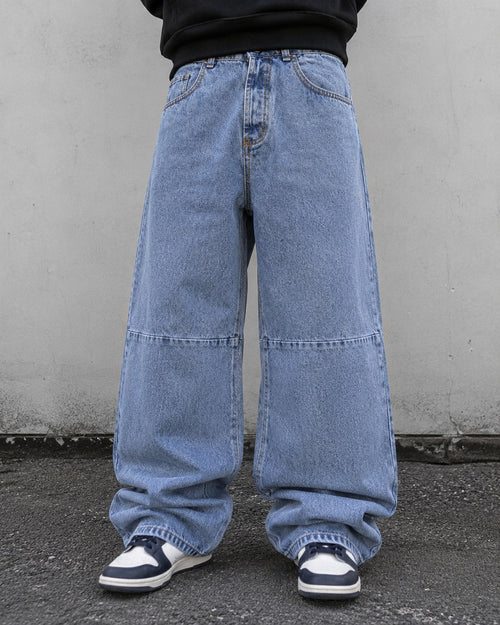 Denim Jeans Baggy Fit Light Blue Balloon (S) Vintage Y2K
