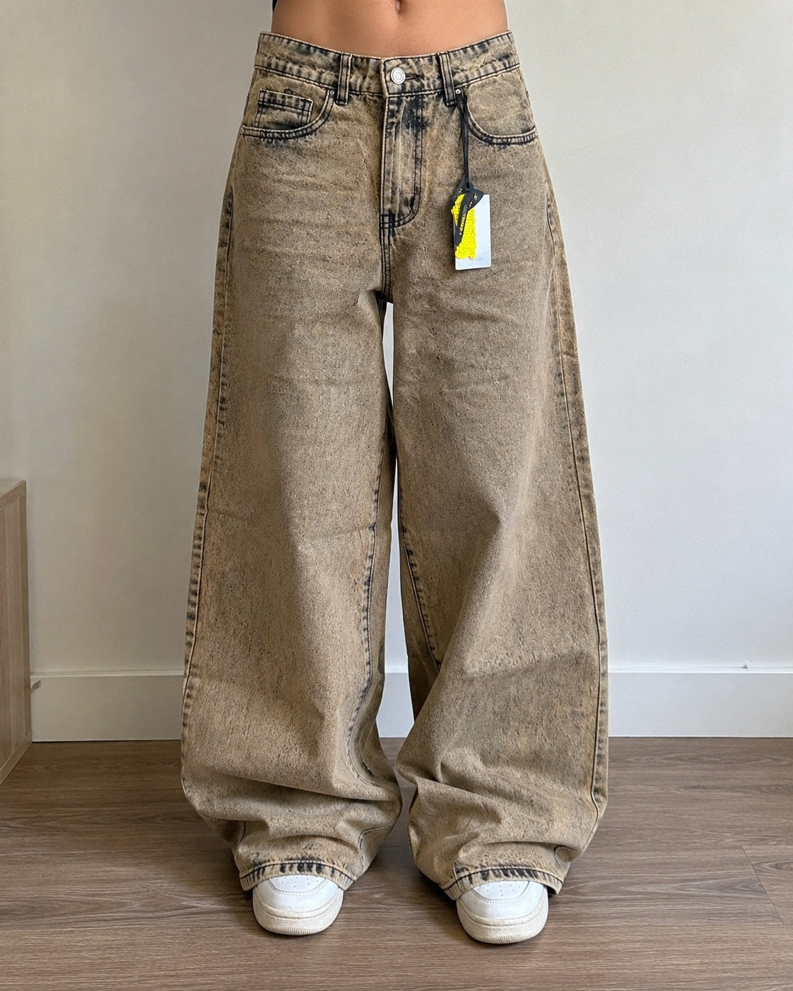Denim Jeans Vintage Y2K Washed Particular Baggy Fit Hip-Hop Rave