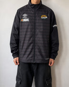 Umbro Track Jacket Marrone Vintage Uomo M/Y2K Zip Streetwear Retro