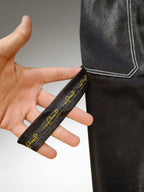 Rap Jorts Sean John Black Denim Shorts Vintage Y2K Baggy Fit 90s 2000s American Style Hip-Hop (S)