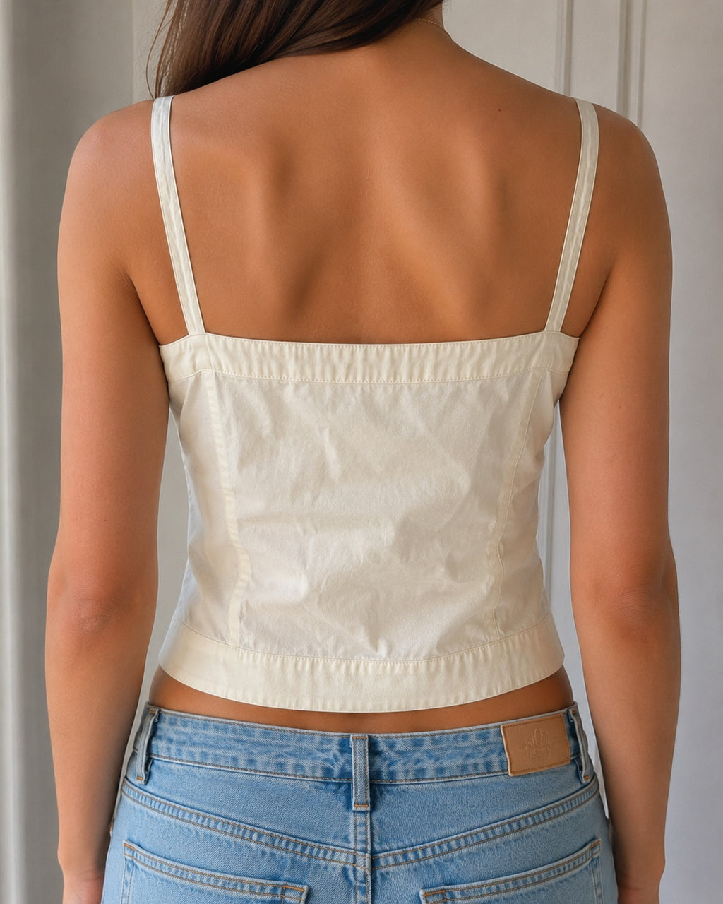 Top Marella bianco panna donna taglia 50 cotone (XL)