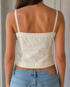 Top Marella bianco panna donna taglia 50 cotone (XL)