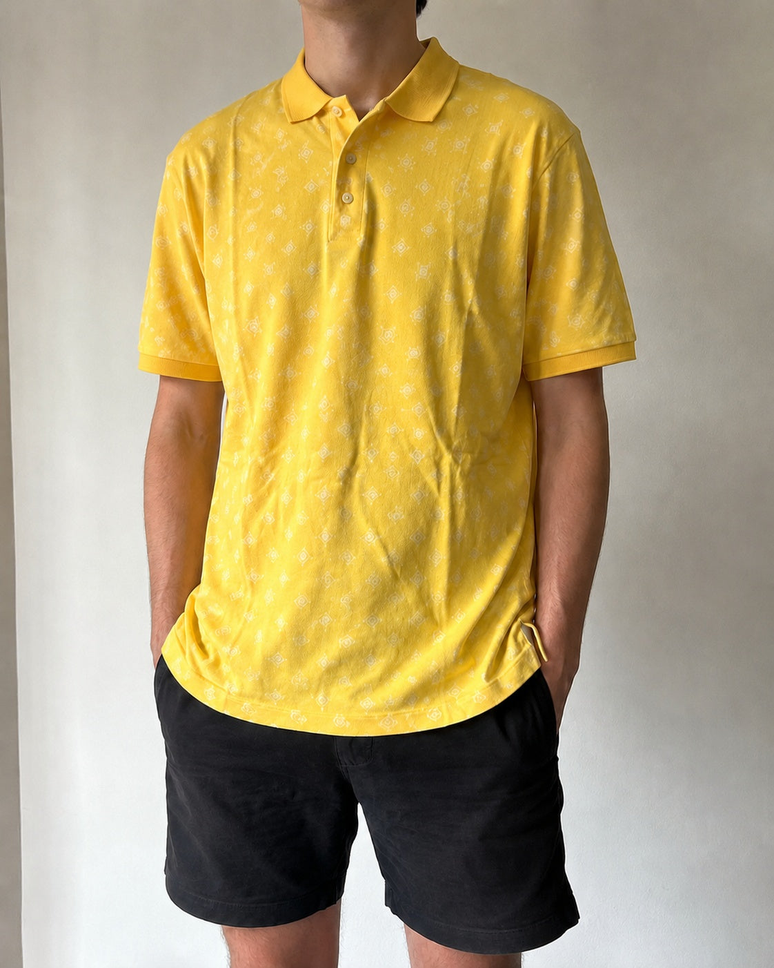 Polo Etrò Milano Gialla con Particolari (XL)