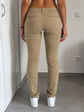 Ralph Lauren Pants Straight Fit Beige - Pantalone Classico Ralph Lauren (XL)