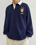 Polo Puma Italia vintage blu navy tg XL oversize