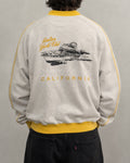Bomber Best Company vintage Yacht Club California grigio giallo (M)