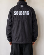 Umbro Track Jacket Marrone Vintage Uomo M/Y2K Zip Streetwear Retro