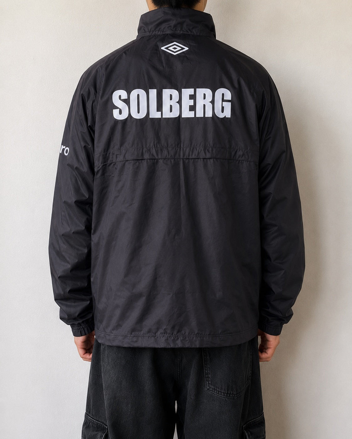Umbro Track Jacket Marrone Vintage Uomo M/Y2K Zip Streetwear Retro