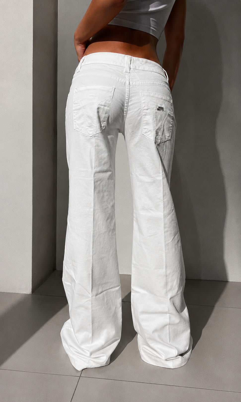 Denim Jeans White Baggy Fit MIss Sixty  (XS)