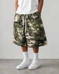Jorts militari camo balloon fit streetwear Vintage Y2K