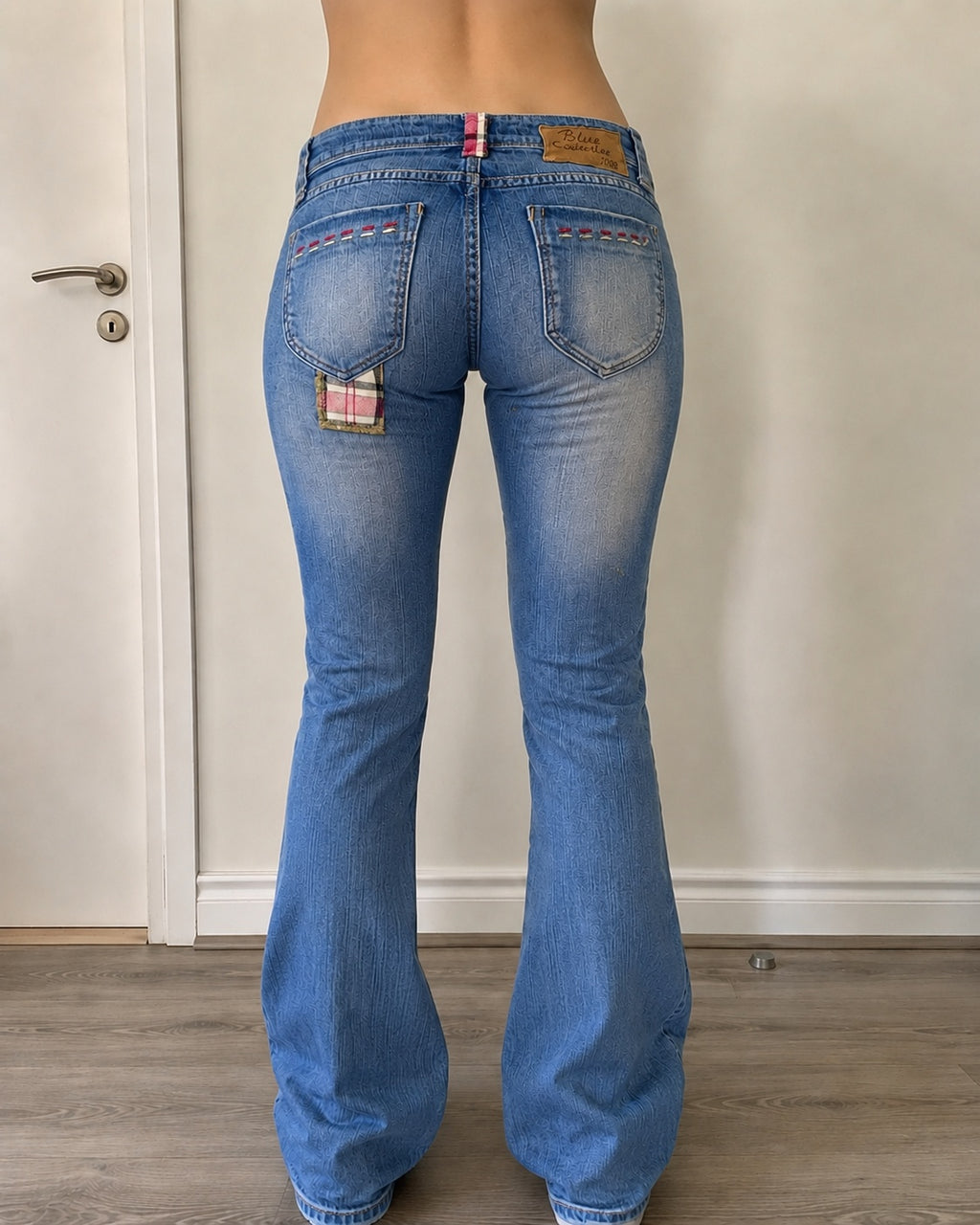Denim Jeans Vintage Y2K Particular anni 2000 Low Waist Bootcut FLare (XS)