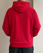 Felpa Jordan rossa con cappuccio XL Bambino S uomo logo Jumpman (S)