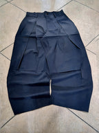 Pantalone Blu Navy balloon baggy fit uomo vintage Y2K elegante streetwear
