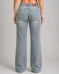 Denim Jeans Just Cavalli Ripped Y2K Vintage BootCut Straight Fit Da Donna (XS)