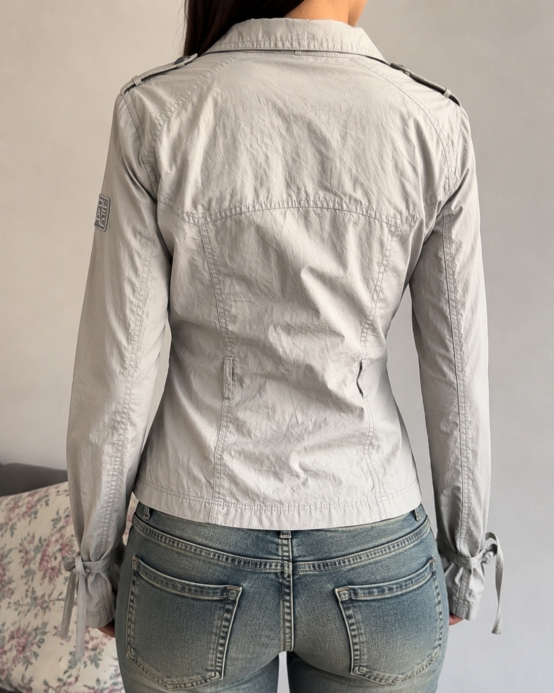 Giacca Phard donna 42 beige trench corto Y2K (S)