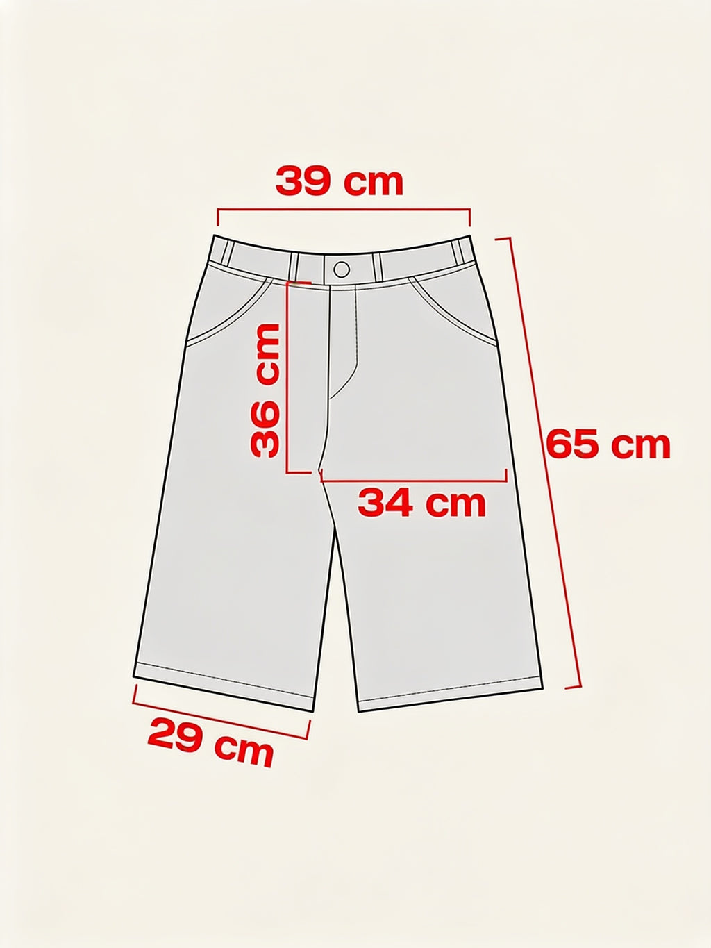Jorts Ruff Ryders Denim Grigio Silver Baggy Y2K - Jeans Hip-Hop (S)