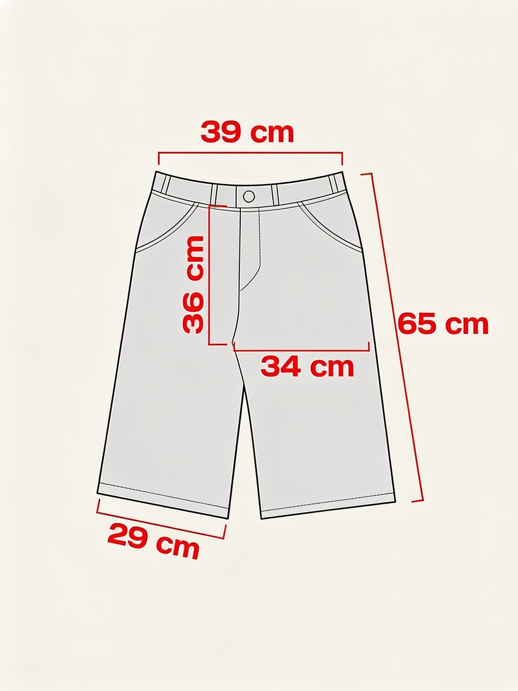 Jorts Ruff Ryders Denim Grigio Silver Baggy Y2K - Jeans Hip-Hop (S)