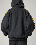Giacca a vento Vintage anni 90/00 Polo Ralph Lauren - Windbreaker Polo Sport CLub Black & Yellow