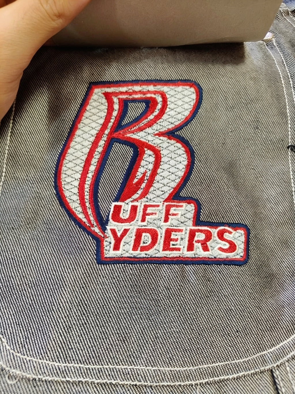 Jorts Ruff Ryders Denim Grigio Silver Baggy Y2K - Jeans Hip-Hop (S)