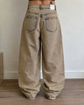 Denim Jeans Vintage Y2K Washed Particular Baggy Fit Hip-Hop Rave