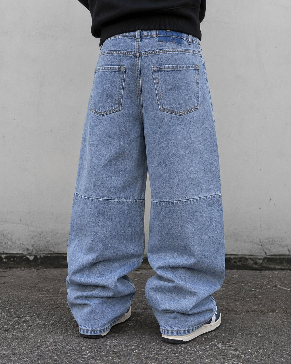 Denim Jeans Baggy Fit Light Blue Balloon (S) Vintage Y2K