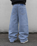 Denim Jeans Baggy Fit Light Blue Balloon (S) Vintage Y2K