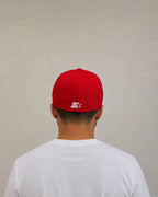 Cappello New Era 59FIFTY Supra Footwear rosso taglia 7