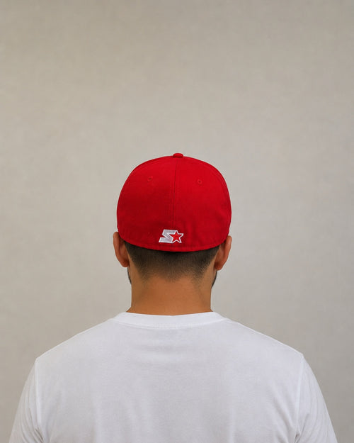 Cappello New Era 59FIFTY Supra Footwear rosso taglia 7