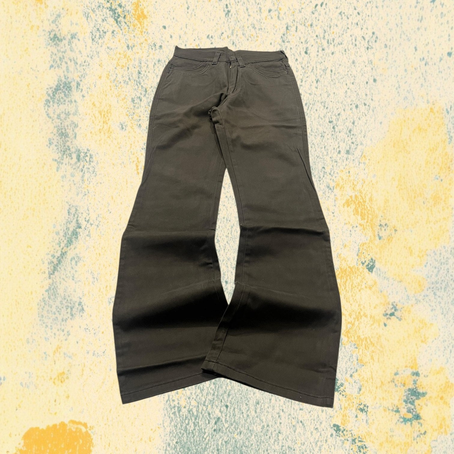 Denim Jeans Wrangler Brown Bootcut Fit a Zampa (XS) da Donna