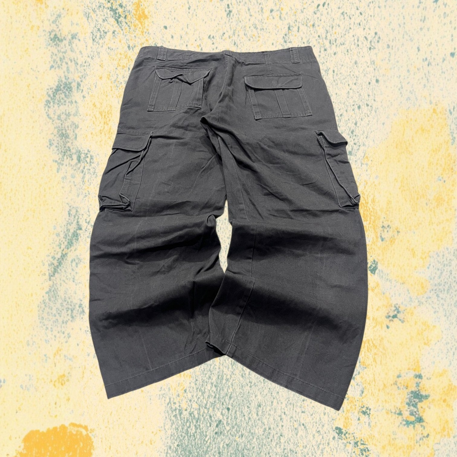 Baggy Cargo Pants Super Baggy Fit Gray Vintage Y2K (XXL)