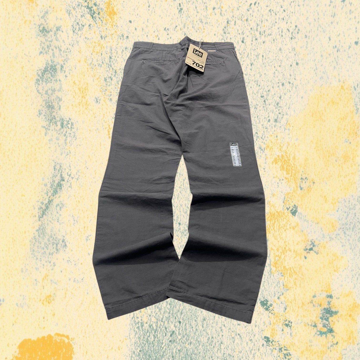Lee Pants Baggy Fit Cotton Vintage Y2K Grey (L)
