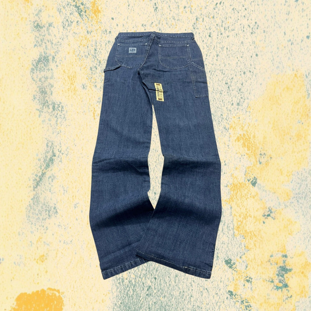 Denim Jeans Lee Carpenter Blu Baggy / Straight Fit (S)