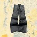 Real Leather Jeans - Pantaloni in Vera Pelle da Donna Bootcut Flare Fit (XS)