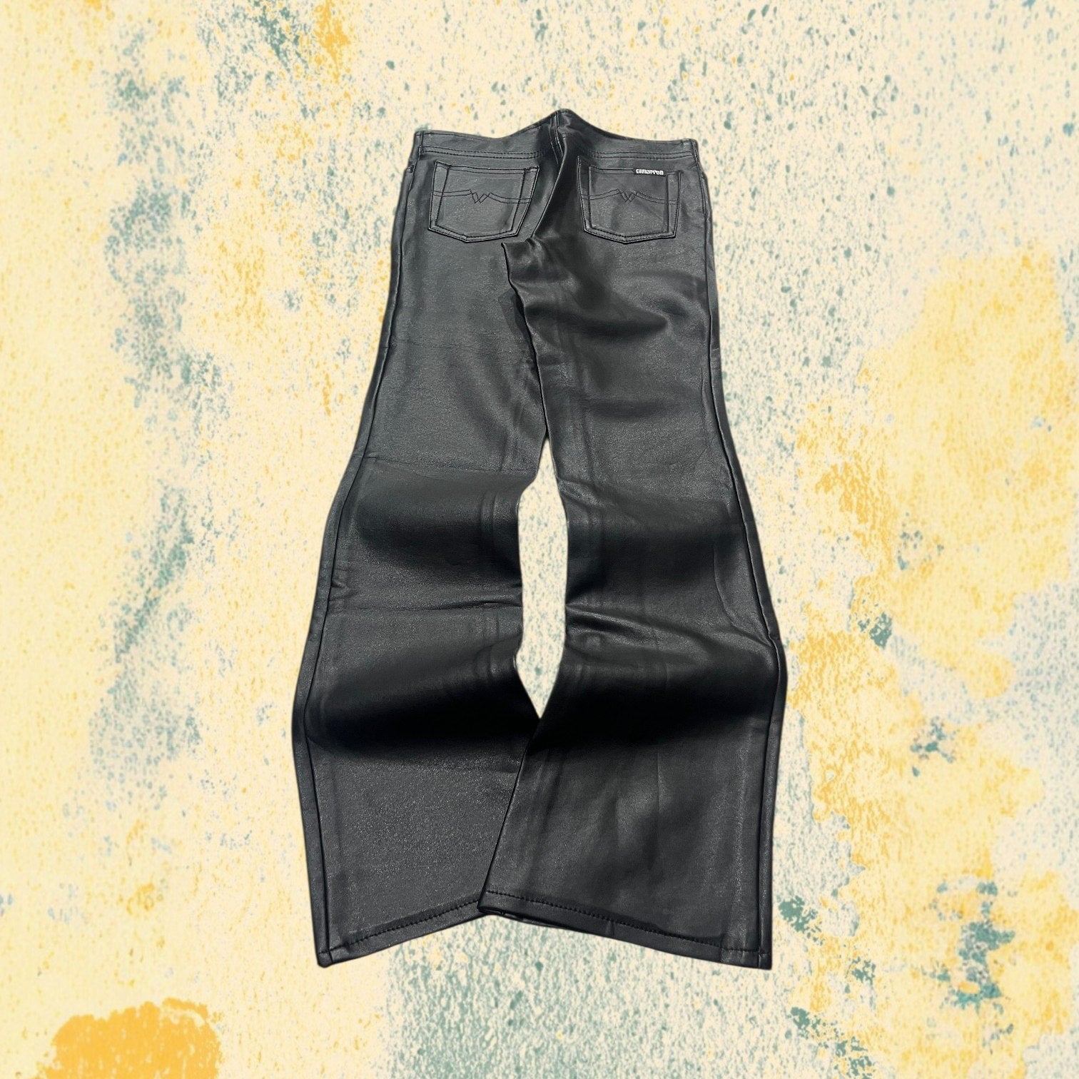Real Leather Jeans - Pantaloni in Vera Pelle da Donna Bootcut Flare Fit (XS)