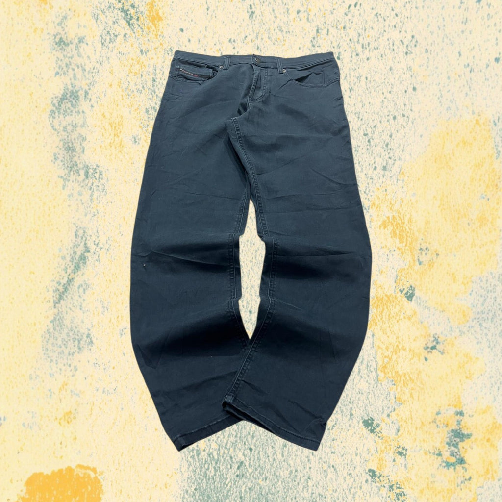 Denim Jeans Diesel Straight Fit Dark Blu Vintage Y2K (M)